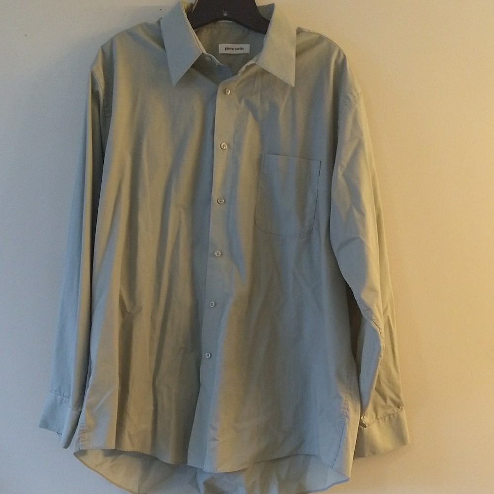 Pierre Cardin green dress shirt